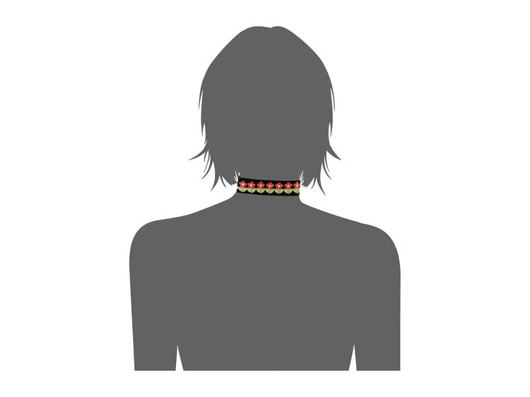 商品Vanessa Mooney|The Flower Power Choker Necklace,价格¥265,第2张图片详细描述