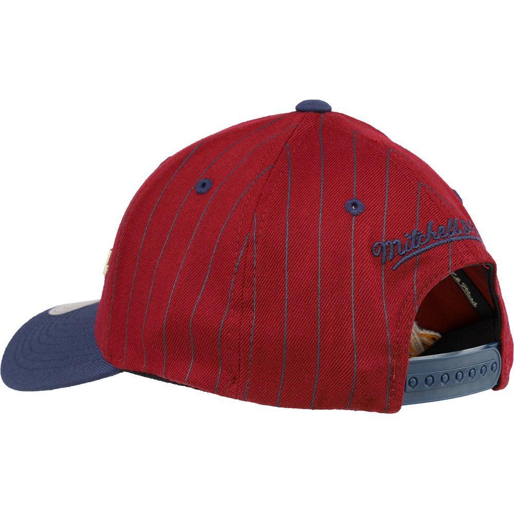 商品Mitchell and Ness|Pinstripe Snapback Hat,价格¥95,第5张图片详细描述