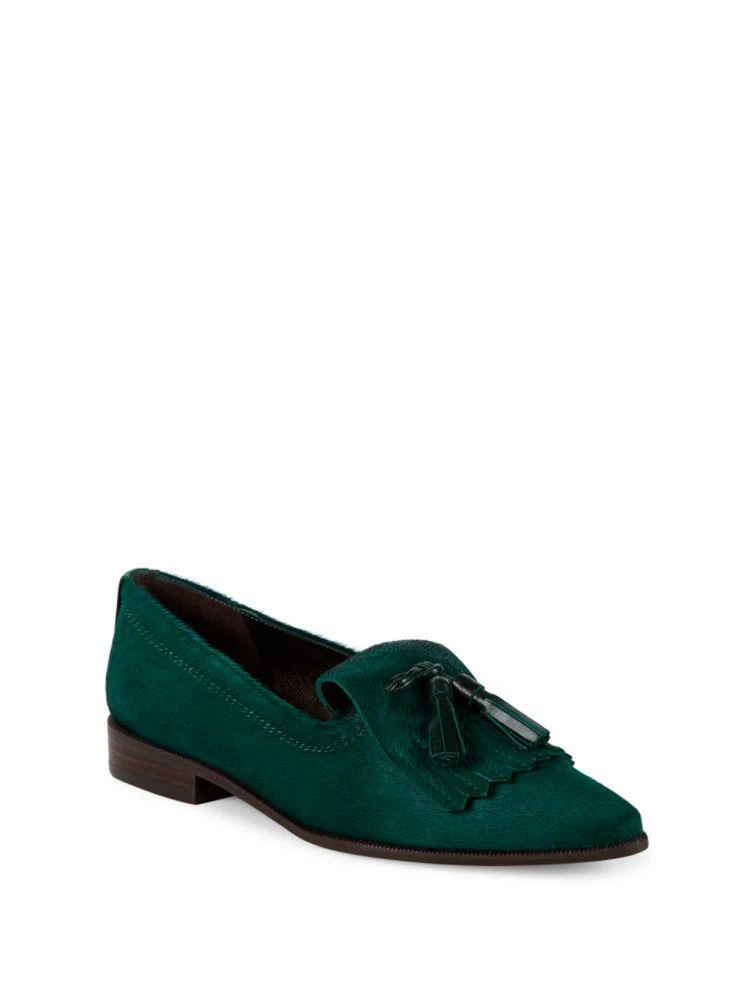 商品Stuart Weitzman|Avatass Calf Hair Tasseled Loafers,价格¥1341,第1张图片