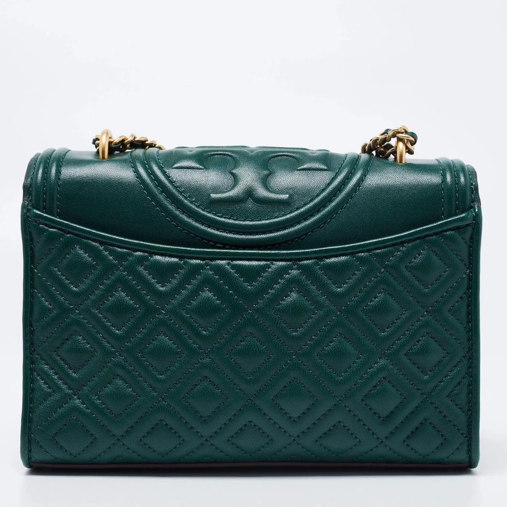 商品[二手商品] Tory Burch|Tory Burch Green Leather Fleming Shoulder Bag,价格¥2741,第4张图片详细描述