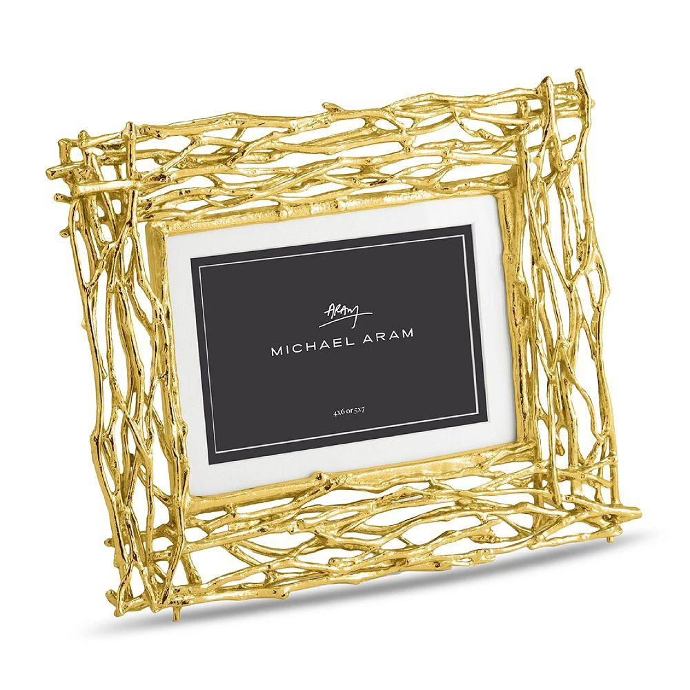 Gold-Tone Twig Frame, 7" x 5" 商品