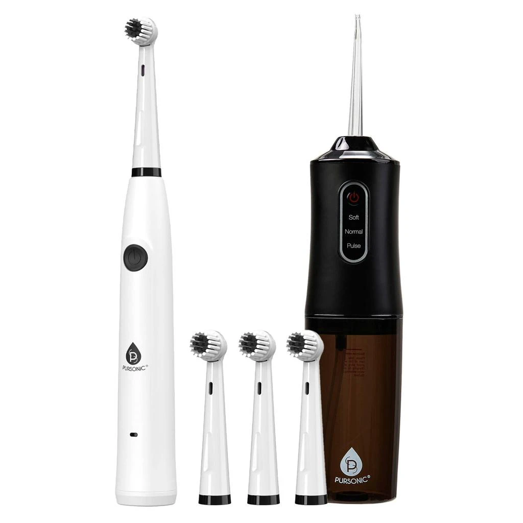 商品PURSONIC|Mario Lopez USB Rechargeable Electric Toothbrush & USB Water Flosser,价格¥556,第1张图片