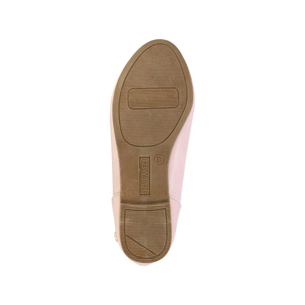 商品Nine West|Toddler Girls Lil Ayden Ballet Flat Shoes,价格¥145,第3张图片详细描述