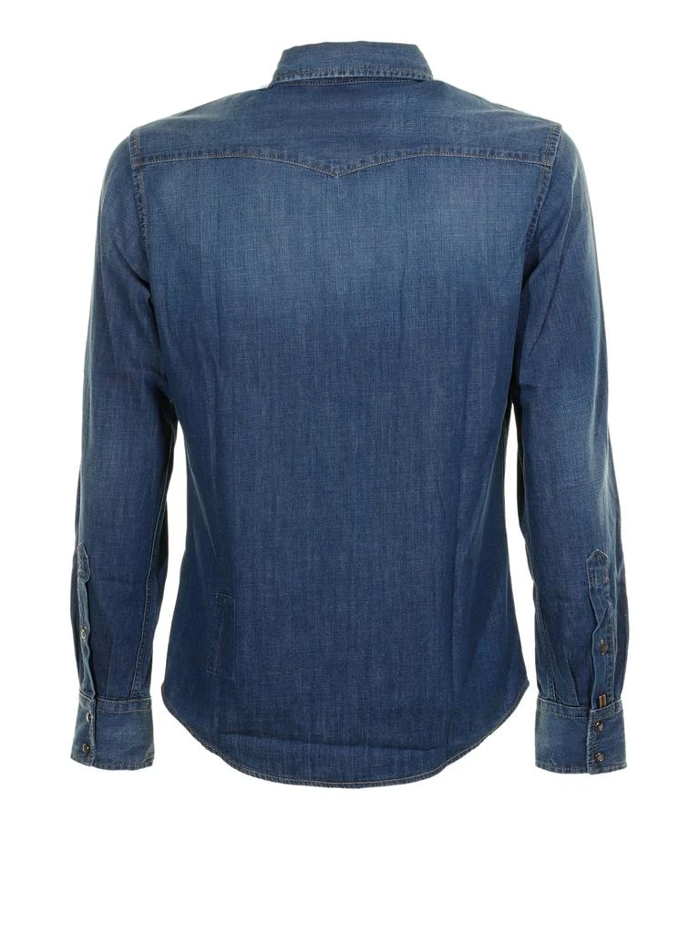 商品JACOB COHEN|Jacob Cohen Dark Denim Shirt,价格¥2222,第2张图片详细描述