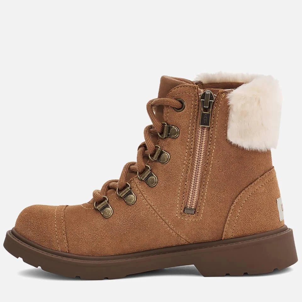 商品UGG|UGG KIDS' AZELL HIKER ALL WEATHER BOOTS - CHESTNUT,价格¥418,第2张图片详细描述