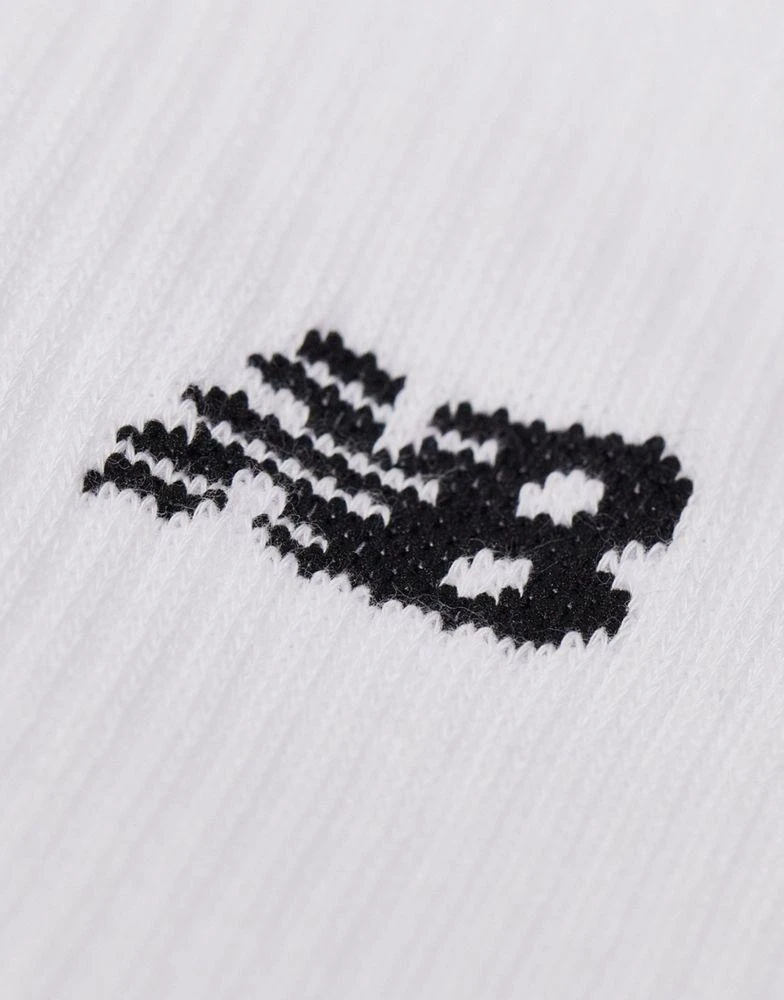 商品New Balance|New Balance logo crew socks 3 pack in white,价格¥128,第3张图片详细描述