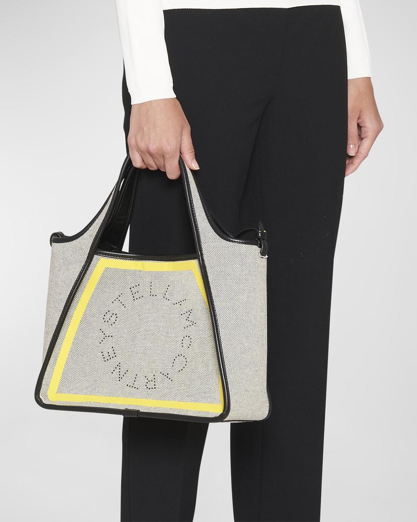 商品Stella McCartney|Salt & Pepper Logo Canvas Crossbody Bag,价格¥8593,第4张图片详细描述