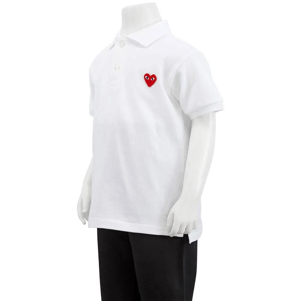 商品Comme des Garcons|儿童短袖刺绣心形Polo衫,价格¥443,第2张图片详细描述