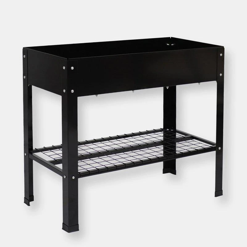 商品Sunnydaze Decor|Galvanized Steel Raised Garden Bed With Mesh Shelf,价格¥1350,第1张图片