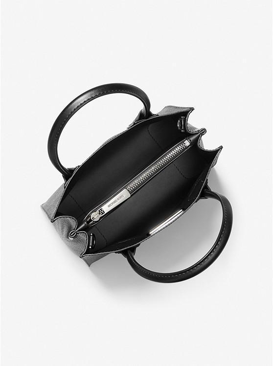 商品Michael Kors|Mercer 中号徽标皮革 手风琴斜挎包,价格¥853,第4张图片详细描述