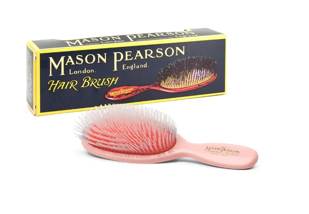 商品Mason Pearson|Mason Pearson 梅森皮尔森 尼龙口袋梳子HBN4  粉色,价格¥468,第1张图片