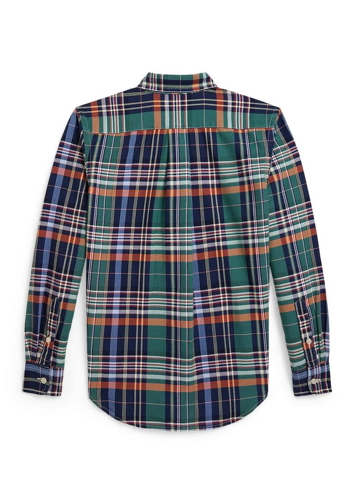 商品Ralph Lauren|Boys 8-20 Plaid Cotton Oxford Shirt,价格¥285,第2张图片详细描述