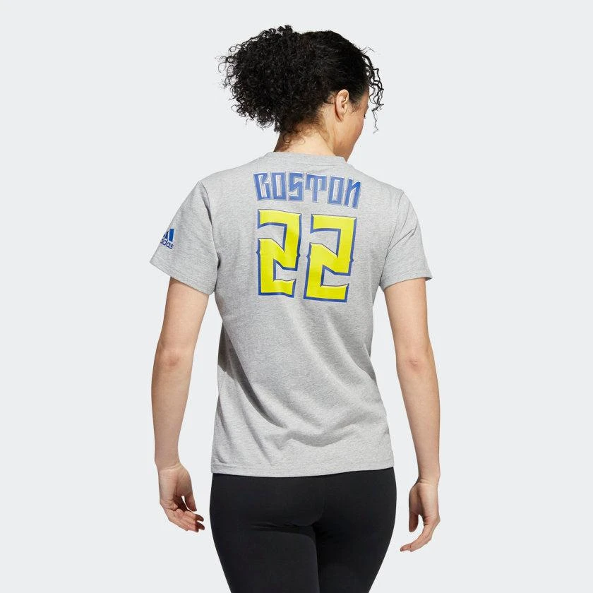 商品Adidas|Women's adidas Boston Marathon 2022 Graphic Tee,价格¥140,第3张图片详细描述