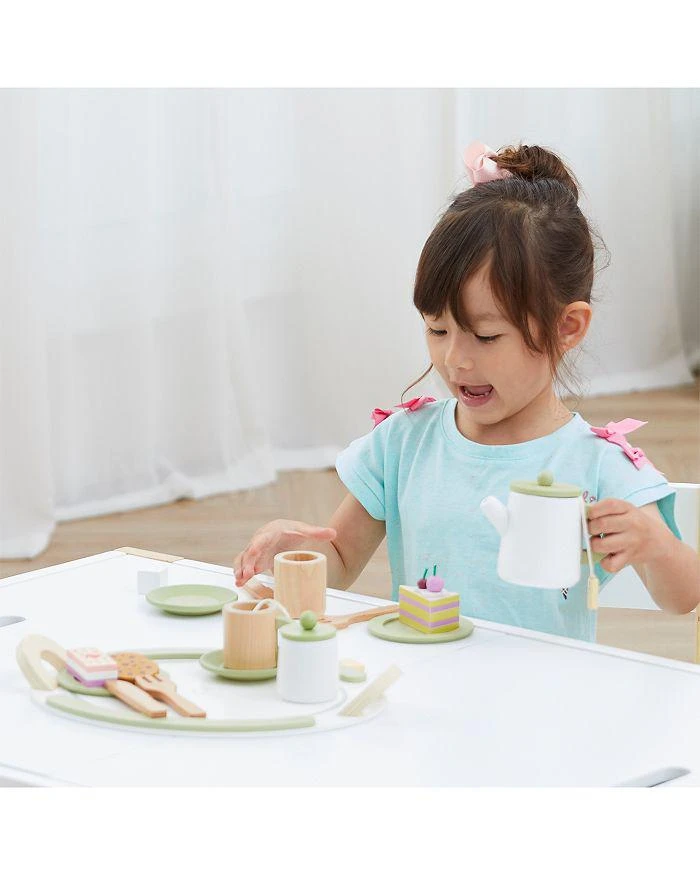 商品Teamson|Kids Little Chef Frankfurt 20 Piece Wooden Play Kitchen Tea Party Set - Ages 3+,价格¥262,第2张图片详细描述