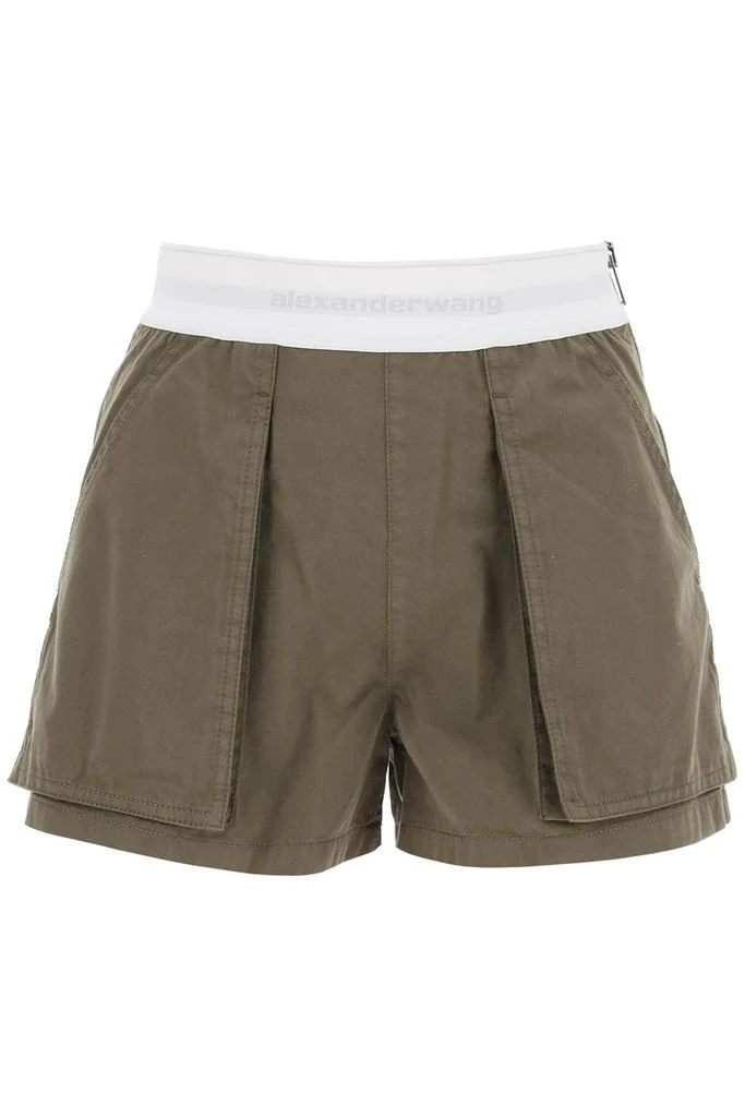 商品Alexander Wang|cargo shorts with elastic waistband,价格¥2443,第1张图片