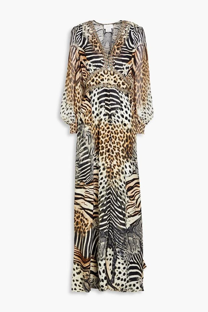 商品Camilla|Embellished printed silk crepe de chine maxi dress,价格¥1220,第1张图片