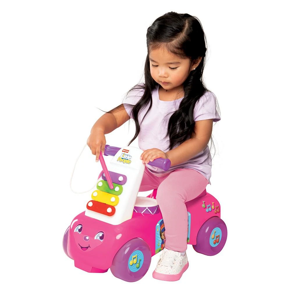 商品Fisher Price|Little People Music Adventure Ride On,价格¥150,第4张图片详细描述