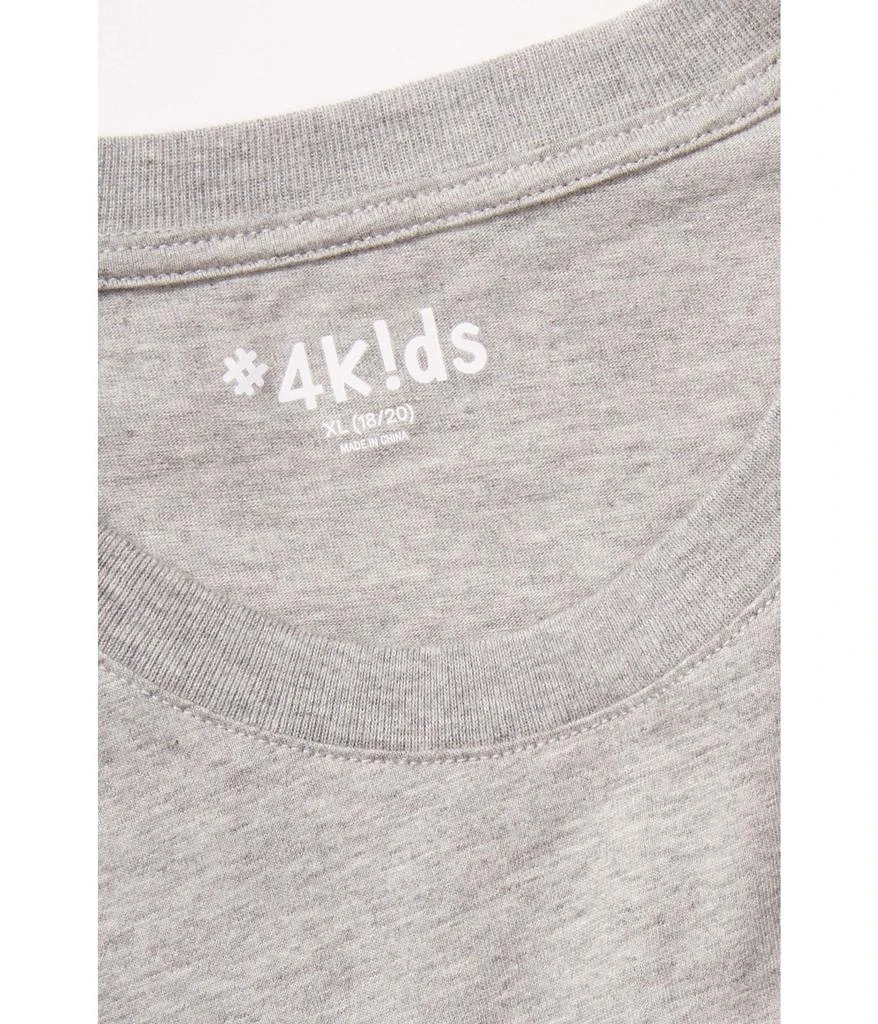 商品#4kids|Essential Short Sleeve T-Shirt (Little Kids/Big Kids),价格¥62,第2张图片详细描述