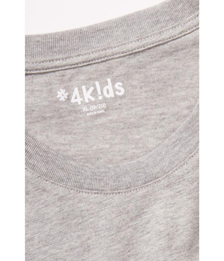 商品#4kids|Essential Short Sleeve T-Shirt (Little Kids/Big Kids),价格¥100-¥119,第4张图片详细描述