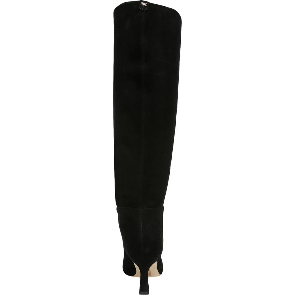 商品Sam Edelman|Sam Edelman Womens Lillia Leather Kitten Heels Knee-High Boots,价格¥652,第4张图片详细描述