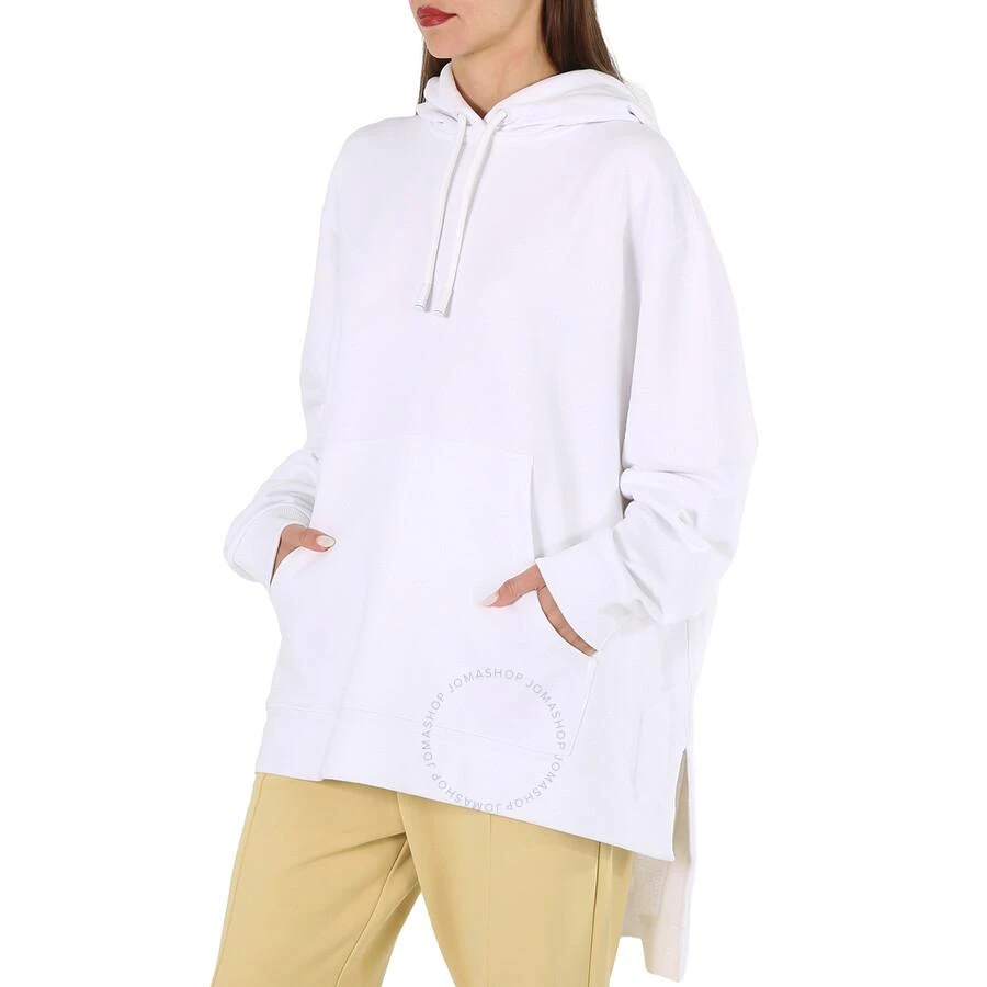 商品Burberry|Ladies White Aurore Stepped Hem Oversized Hoodie,价格¥2547,第2张图片详细描述