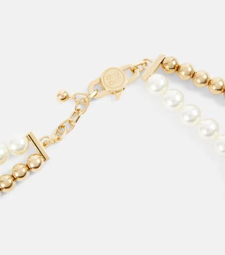 商品Miu Miu|Faux pearl necklace,价格¥8479,第2张图片详细描述