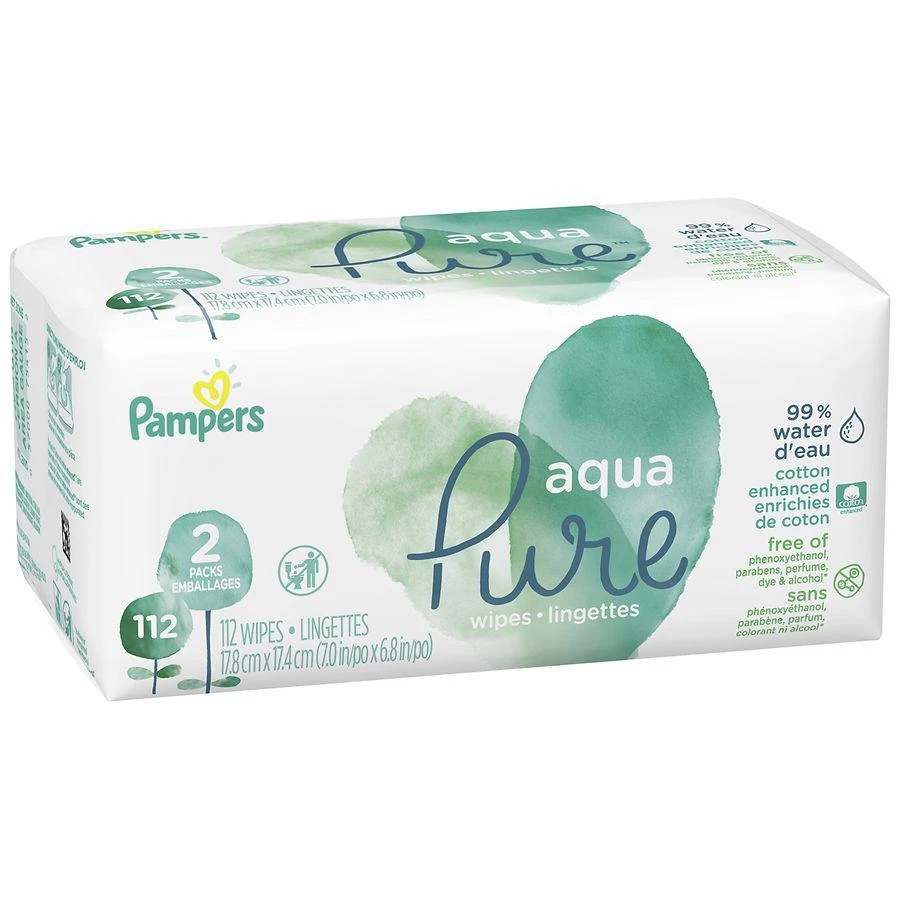 Pampers Aqua Pure 婴儿湿巾2X 商品