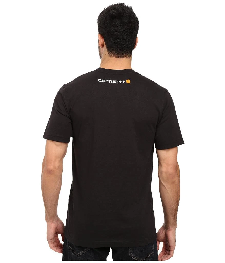 商品Carhartt|Signature Logo S/S T-Shirt,价格¥148,第3张图片详细��描述