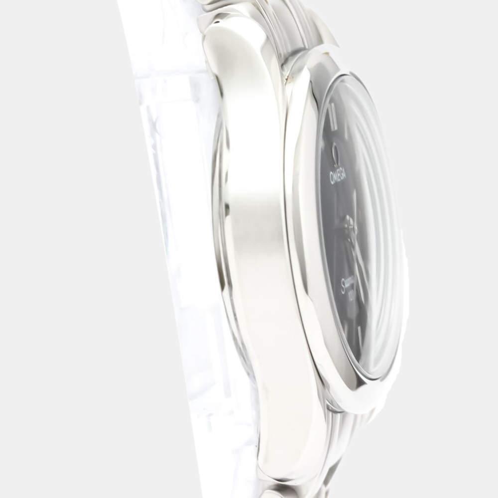 Omega Black Stainless Steel Seamaster 120M 2581.52 Women's Wristwatch 26 MM商品第6张图片规格展示