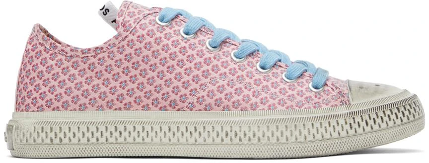 商品Acne Studios|Pink & Blue Ballow Jacquard Alina Sneakers,价格¥1489,第1张图片
