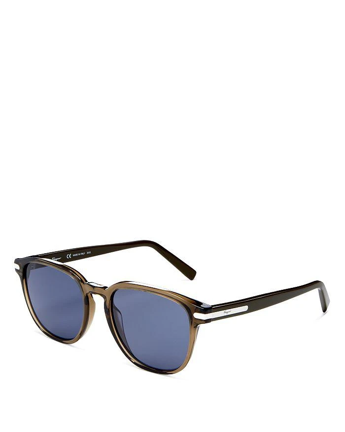 商品Salvatore Ferragamo|Men's Timeless Collection Square Sunglasses, 53mm,价格¥1729,第3张图片详细描述