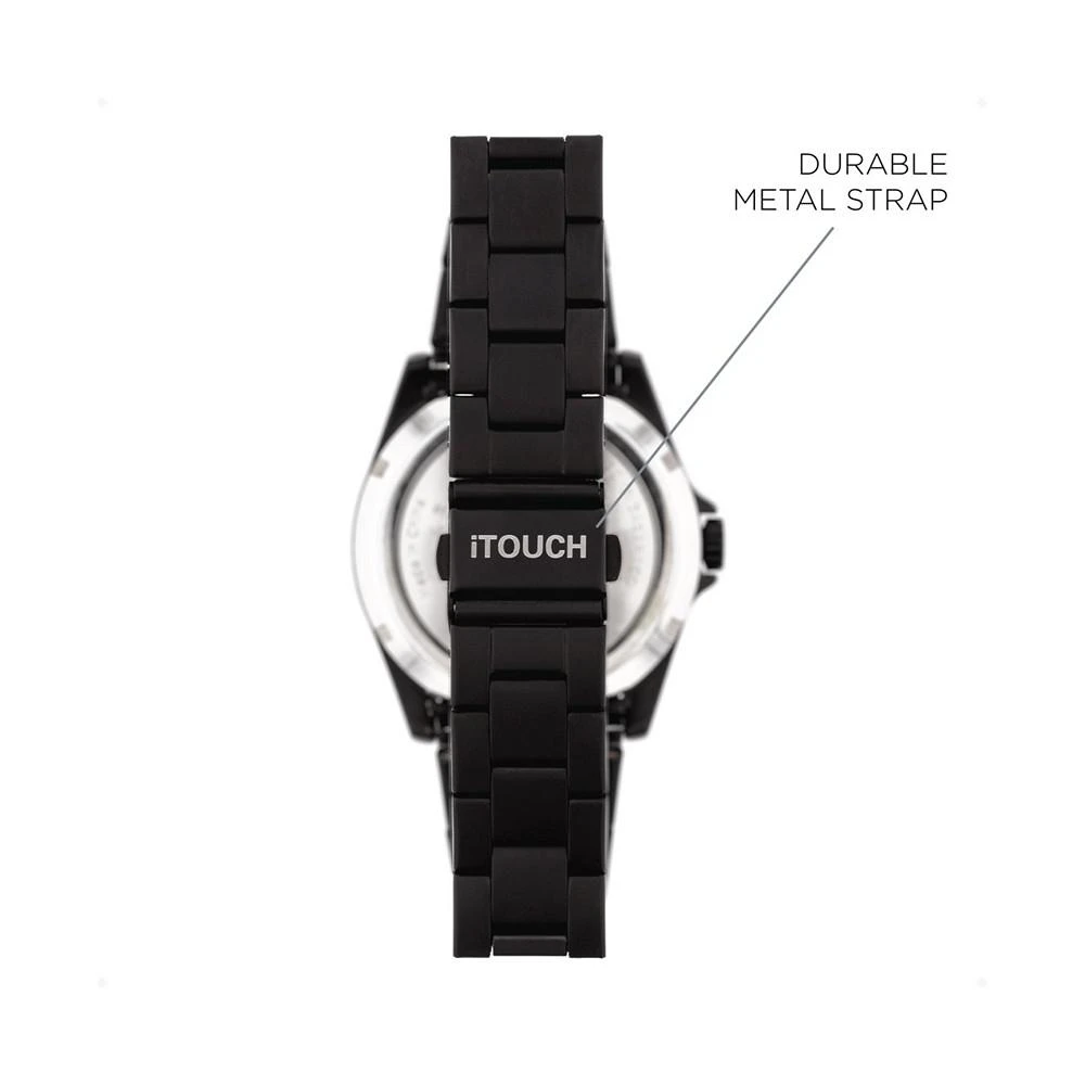 商品iTouch|Connected Men's Hybrid Smartwatch Fitness Tracker: Black Case with Black Acrylic Strap 42mm,价格¥966,第3张图片详细描述