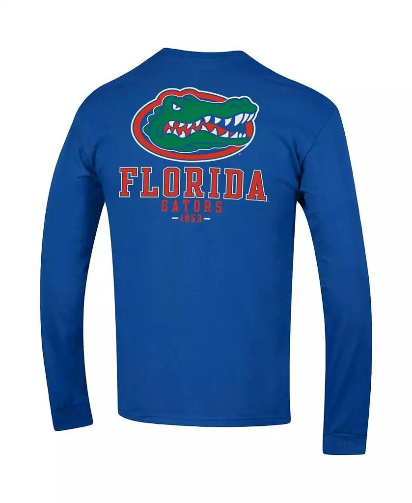 商品CHAMPION|Men's Royal Florida Gators Team Stack Long Sleeve T-shirt,价格¥225,第2张图片详细描述