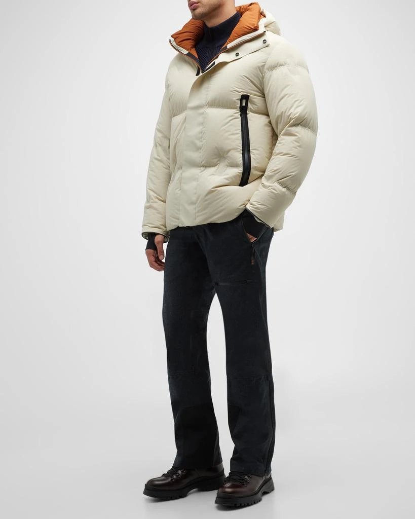 商品Zegna|Men's Waterproof Hooded Down Ski Blouson Jacket,价格¥9423,第3张图片详细描述