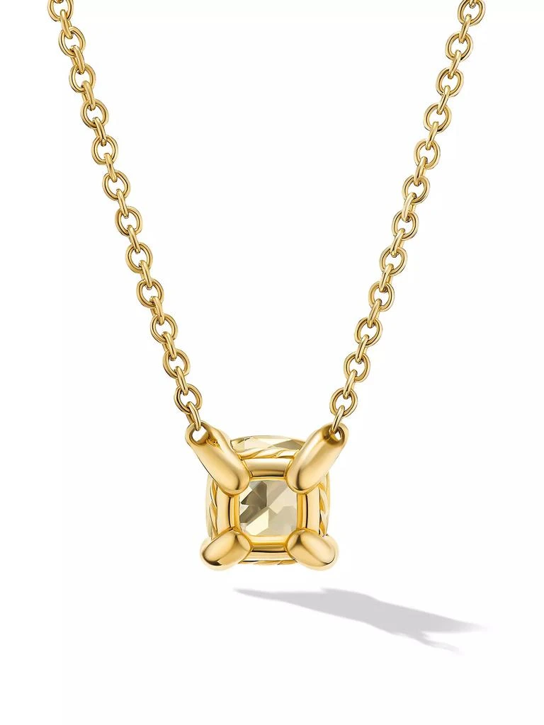 商品David Yurman|Petite Chatelaine Necklace in 18K Yellow Gold,价格¥4871,第3张图片详细描述