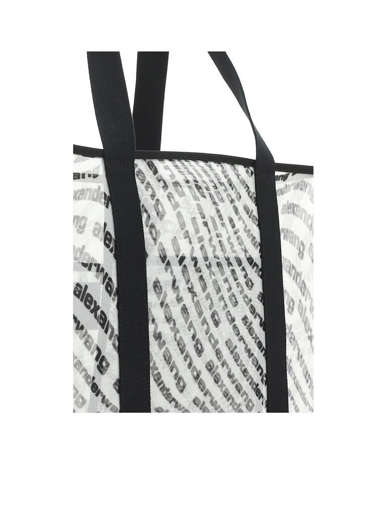 商品Alexander Wang|Alexander Wang The Freeze Logo Mesh Large Tote Bag,价格¥2754,第3张图片详细描述