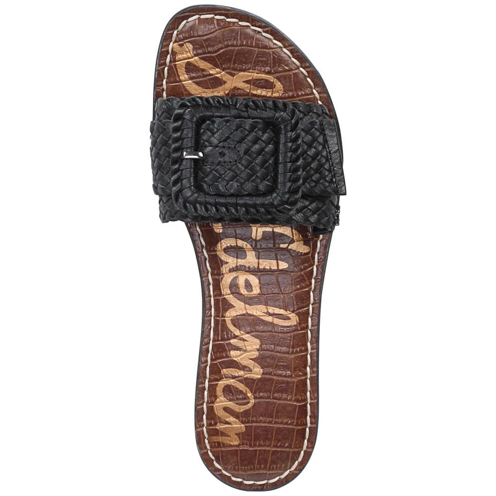 商品Sam Edelman|Women's Gabriela Woven Buckle Slide Sandals,价格¥403,第4张图片详细描述