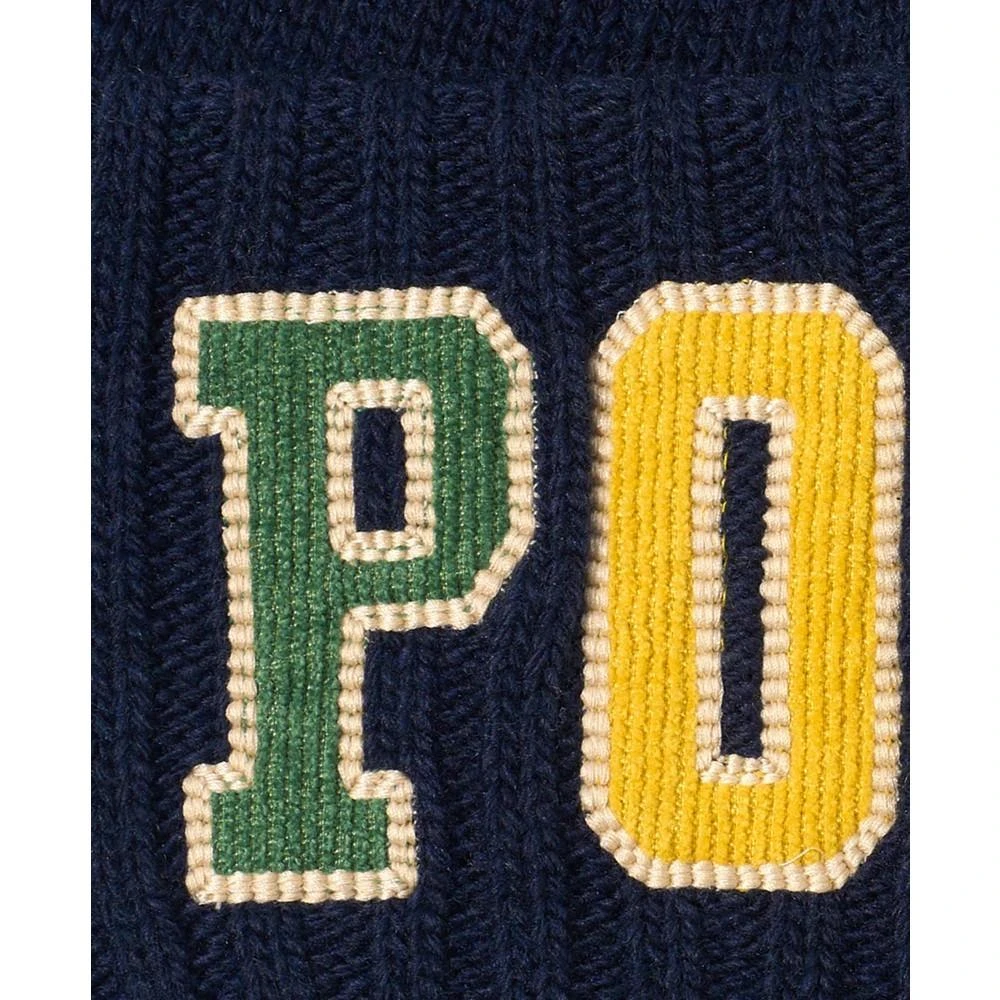 商品Ralph Lauren|Men's Corduroy Appliqué Beanie,价格¥509,第2张图片详细描述
