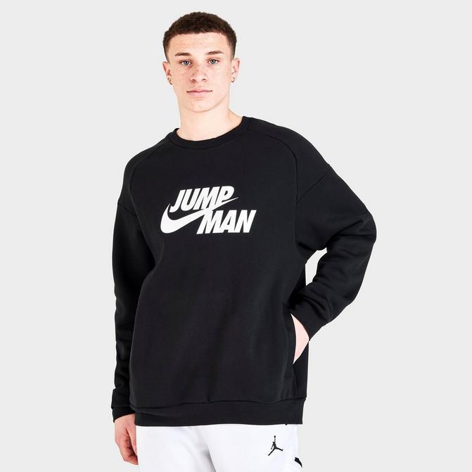 Men's Jordan Jumpman Fleece Crewneck Sweatshirt商品第1张图片规格展示