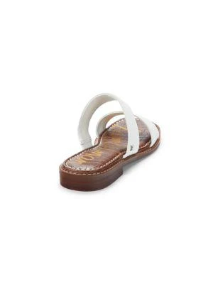 商品Sam Edelman|Linnie Leather Flat Sandals,价格¥413,第3张图片详细描述