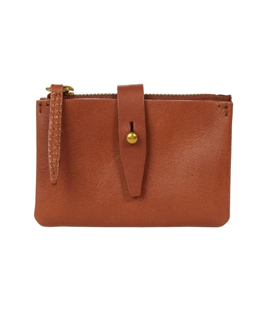 商品Madewell|The Leather Accordion Wallet,价格¥369,第1张图片