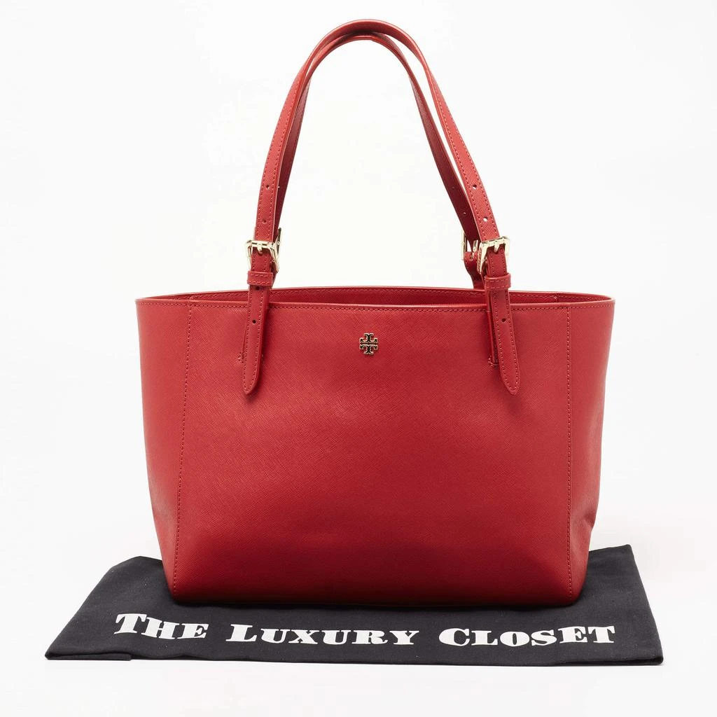 Tory Burch Red Leather Medium York Buckle Tote 商品