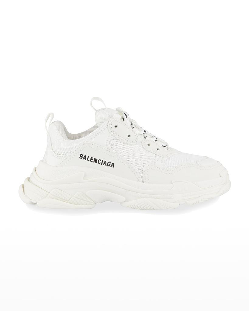 商品Balenciaga|Kid's Triple S Tonal Mix-Media Chunky Sneakers, Toddler/Kids,价格¥4433,第5张图片详细描述