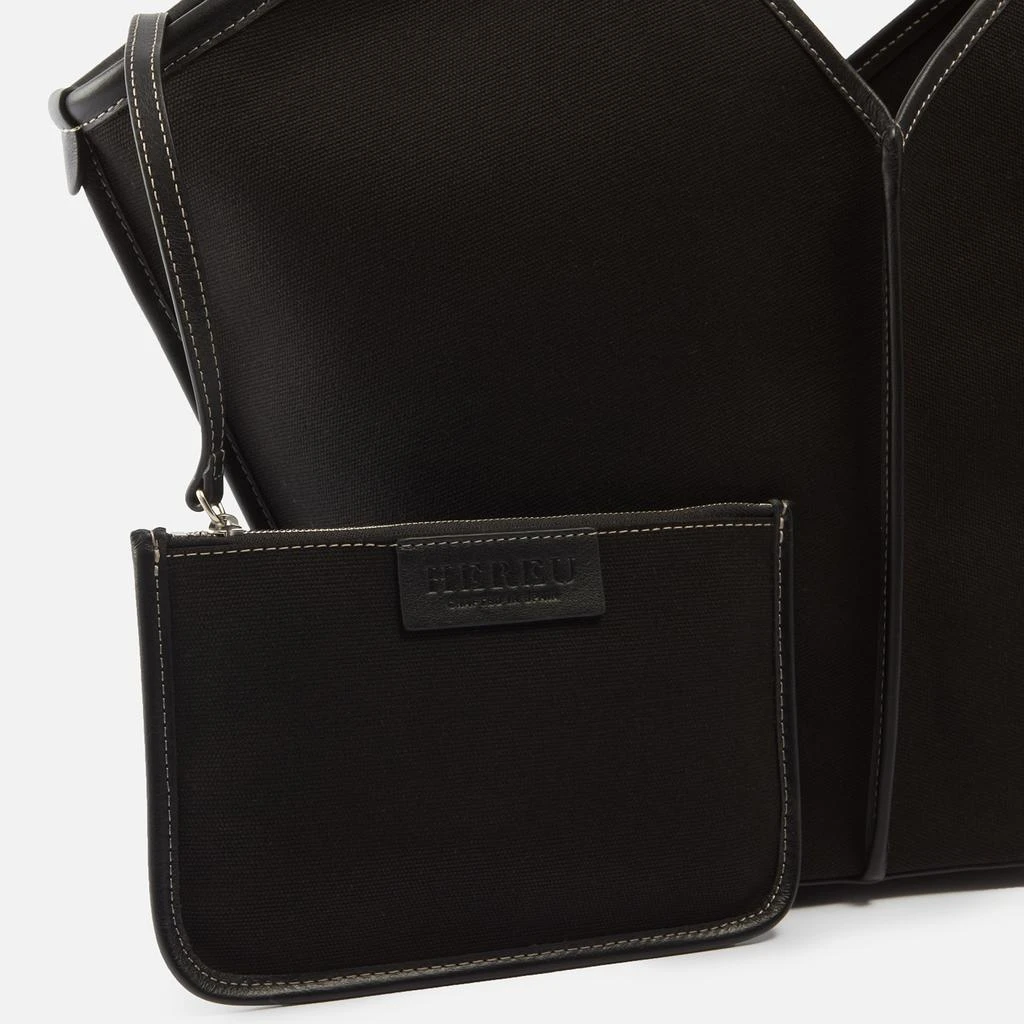 商品Hereu|Hereu Calella Leather-Trimmed Organic Cotton-Canvas Tote Bag,价格¥3780,第4张图片详细描述