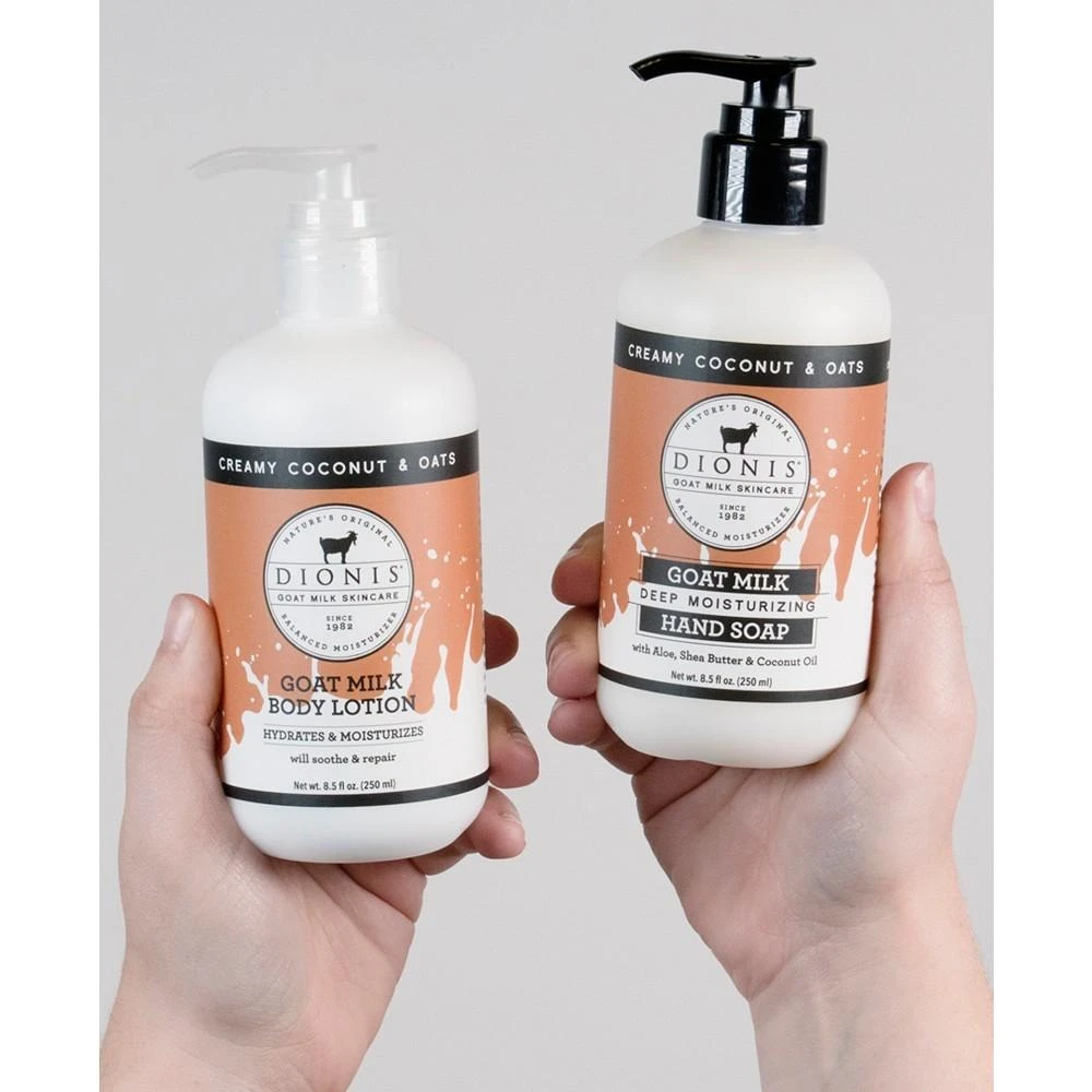 商品Dionis|Creamy Coconut Oats Lotion 8.5 fl. oz. and Hand Soap Bundle Set, 2 Piece,价格¥172,第3张图片详细描述