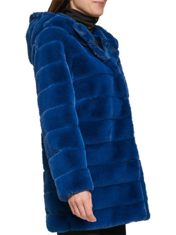 商品Kenneth Cole|Channel Quilted Faux Fur Coat,价格¥1364,第3张图片详细描述