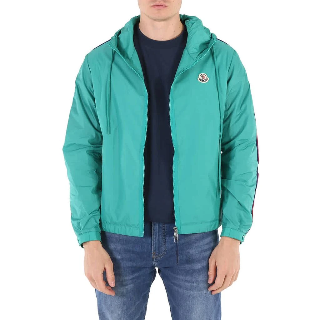 商品Moncler|Men's Medium Green Hattab Hooded Rain Jacket,价格¥4128,第1张图片