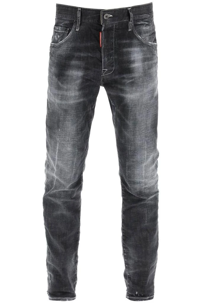 商品DSQUARED2|Dsquared2 black wash skater jeans,价格¥2782,第1张图片
