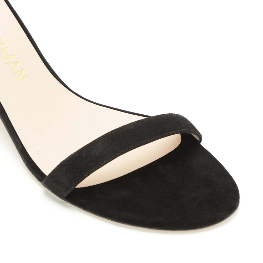 STUART WEITZMAN 女士黑色中跟凉鞋 S2301-BLK商品第3张图片规格展示