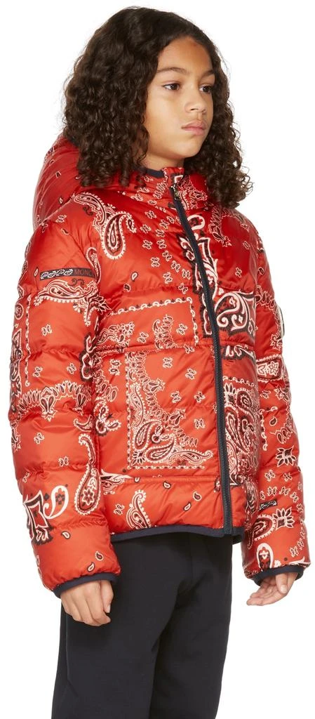 商品Moncler|Kids Reversible Red Down Songu Jacket,价格¥8656,第3张图片详细描述